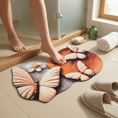 Butterfly Haven Designer Floor Mat (Autumn)