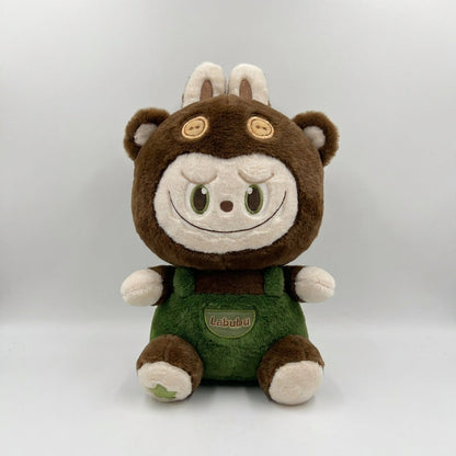 Labubu 3 in 1 Kids Blanket, Pillow & Soft Toy (brown)