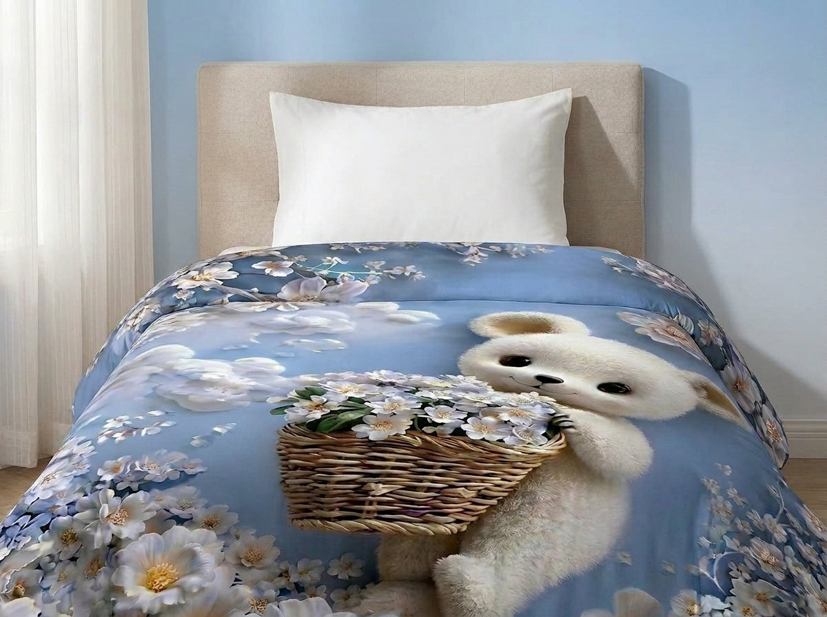 Blossom Bear Dream Comforter By Virasaah