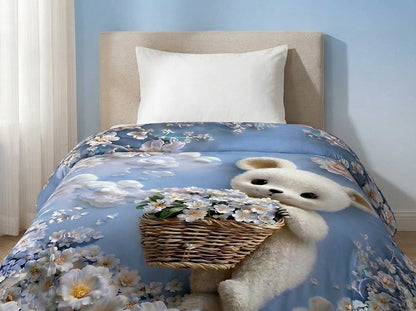 Blossom Bear Dream Comforter By Virasaah