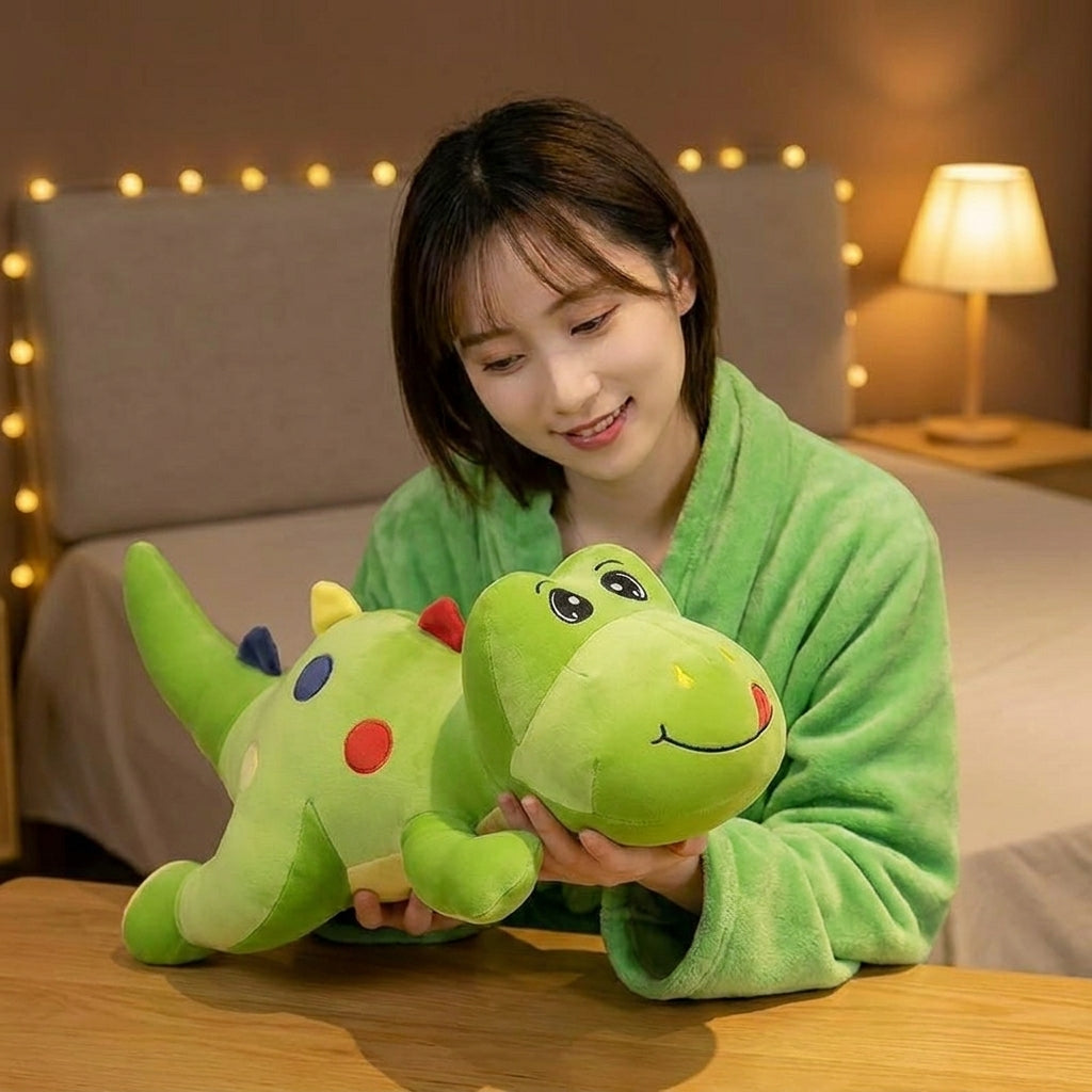 TinyRex 3 in 1 Kids Blanket, Pillow & Soft Toy (Green)