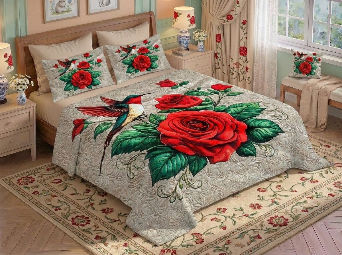 Fairy Tale Rosepecker 7D Bedsheet Set – (Cream)