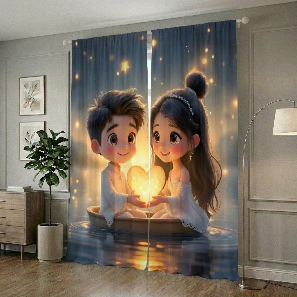 Glow of Love Home Curtains – Set of 2