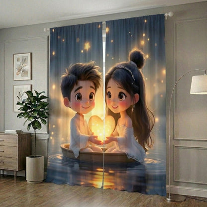 Glow of Love Home Curtains – Set of 2