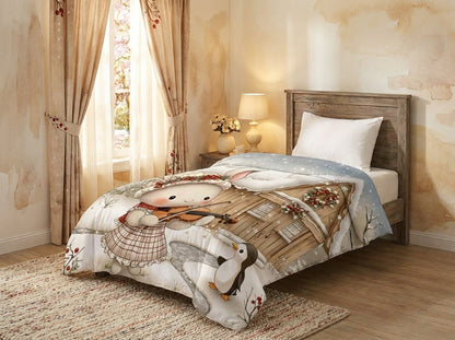 Melody Bunny Comforter By Virasaah