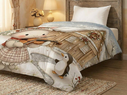 Melody Bunny Comforter By Virasaah