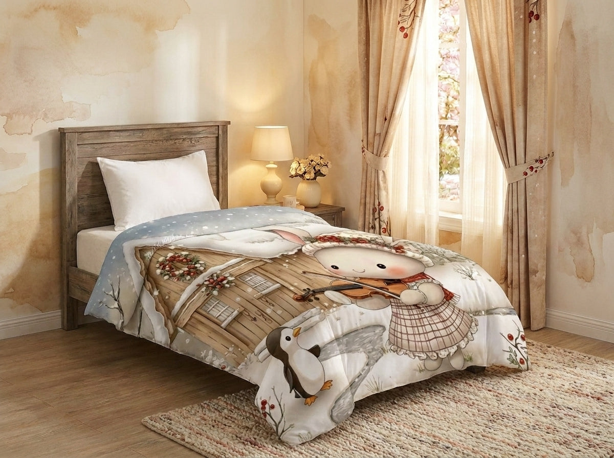 Melody Bunny Comforter By Virasaah