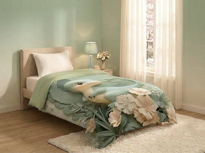 Pastel Dino Dream Comforter By Virasaah